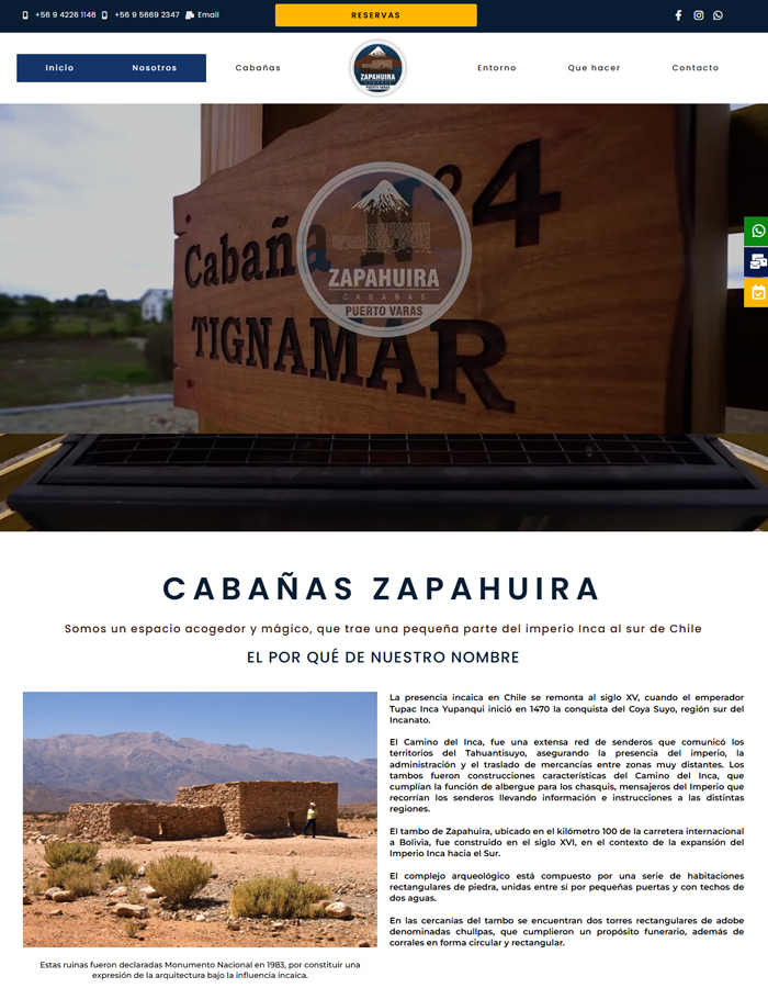 Cabañas zapahuira