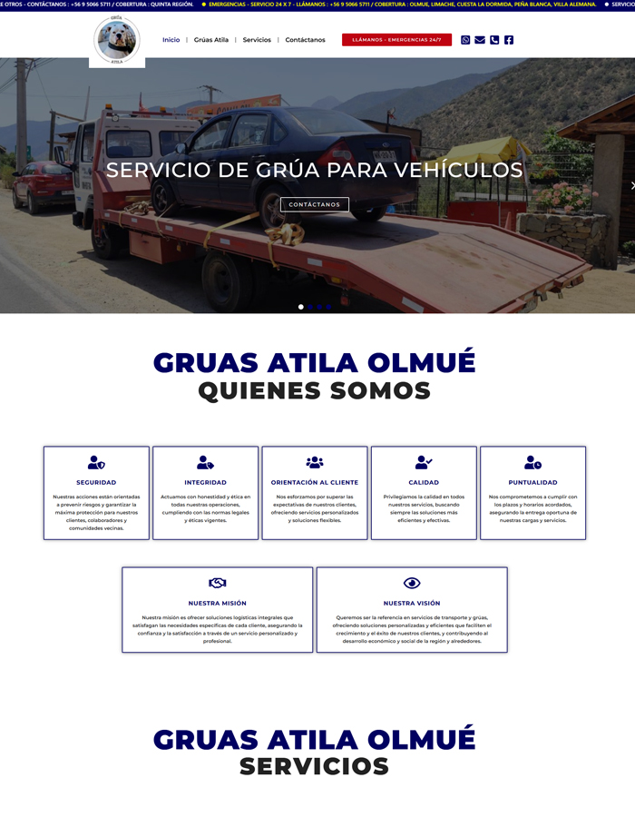 Grúas Atila Olmué