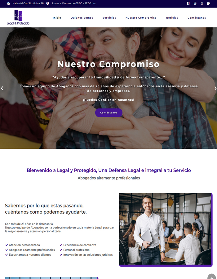 Legal y protegido