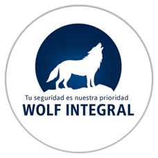 Logo wolf redondo